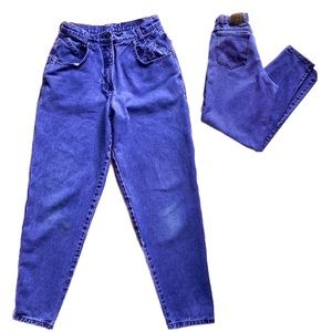 Zena Women's Straight Leg Jeans - purple balloon style